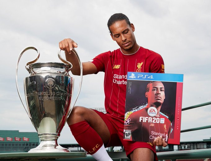 Virgil van Dijk and Eden Hazard announced as FIFA 20 cover stars (Photos)