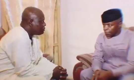 Photos/Video: Yemi Osinbajo pays condolence visit to parents of NYSC member, Precious Owolabi, killed in bloody Shi