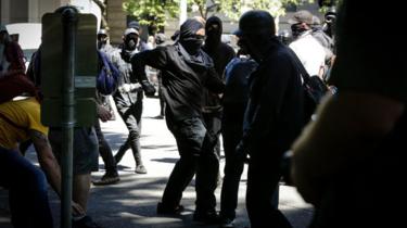 Protestors in Portland (file photo)