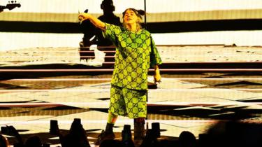Billie Eilish performing in July 2019