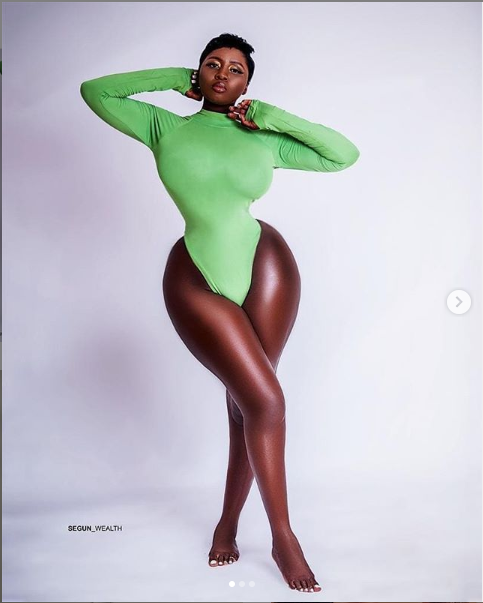 Princess Shyngle puts her massive curves on display in new photos