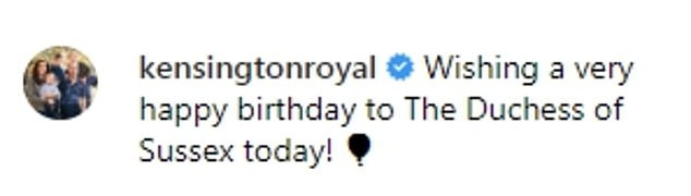 Prince Harry and other royals wish Meghan Markle a happy birthday as she turns 38