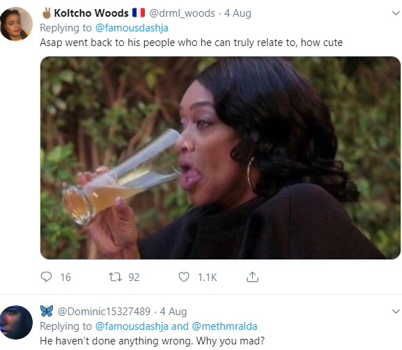 Black women on Twitter drag A$AP Rocky after old photos of him partying with White girls resurfaced