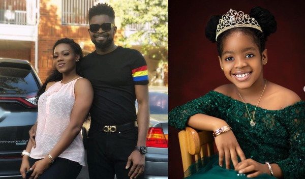 Basketmouth and wife Elsie Okpocha, celebrate daughter