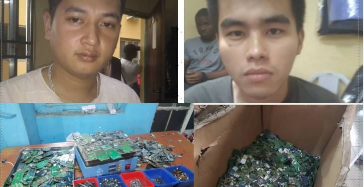 Chinese nationals arrested for operating illegal toxic waste factory in Lagos (photos)