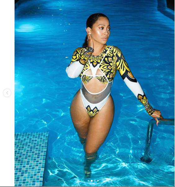  Lala Anthony flaunts her banging body in sexy bodysuit (Photos)