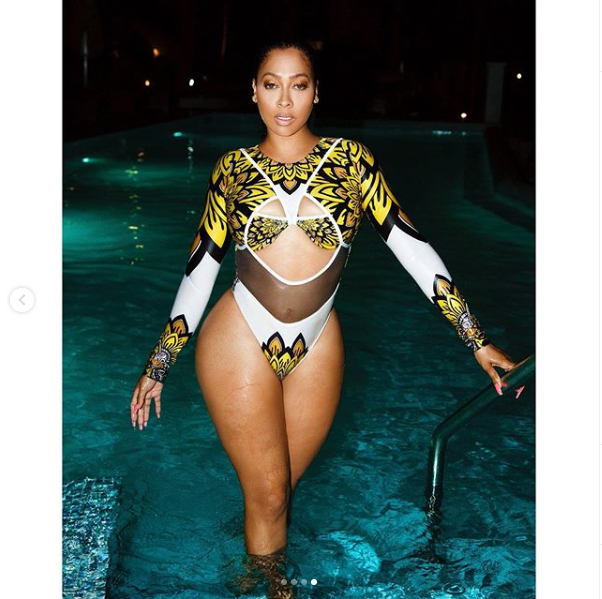  Lala Anthony flaunts her banging body in sexy bodysuit (Photos)