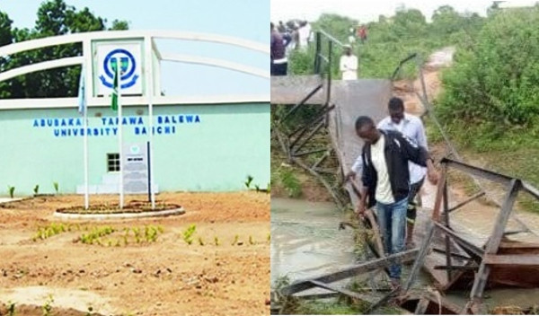 30 students were on the collapsed bridge taking selfies ? ATBU VC