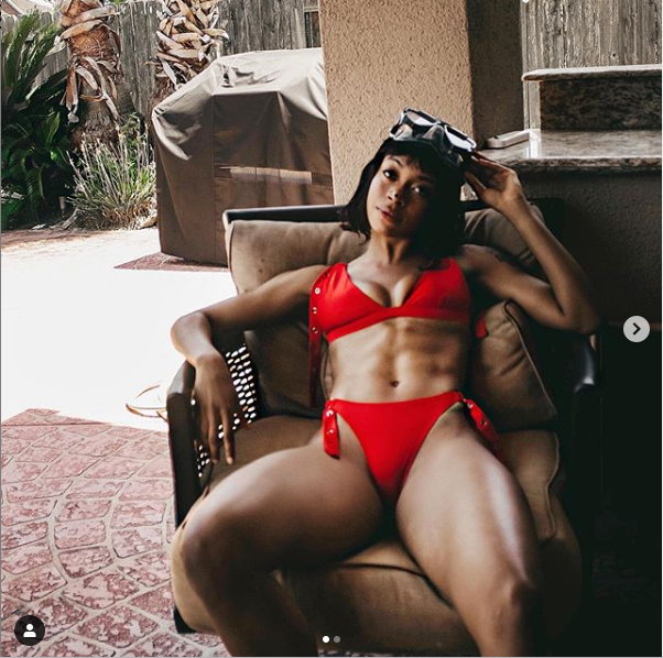 Swimsuit model Michelle Okoro shows off bikini body in new photos
