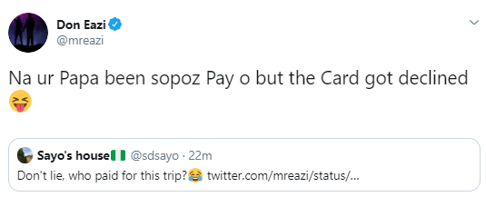 Mr Eazi replies follower who questioned who sponsored his expensive summer trip