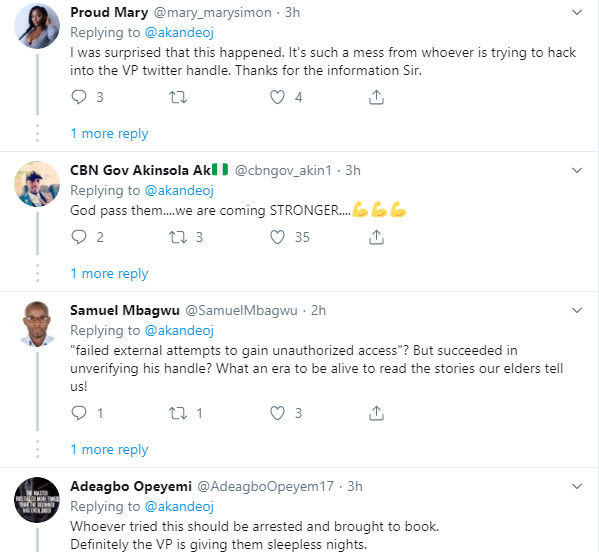 Presidency gives reason on why Yemi Osinbajo