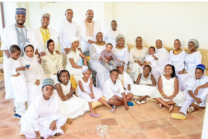 Beautiful new photos of billionaire businessman Mohammed Indimi, his kids, and grandkids as they reunite for Sallah