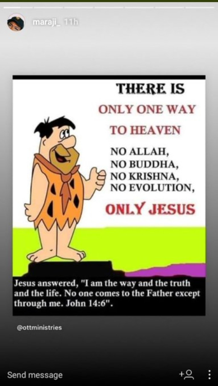 Maraji receives backlash for disrespecting other religions by saying Jesus is the only way to heaven