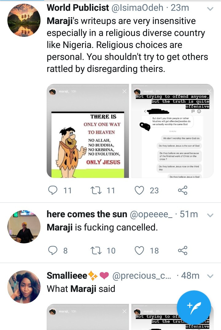 Maraji receives backlash for disrespecting other religions by saying Jesus is the only way to heaven