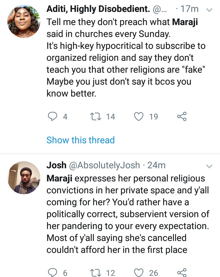 Maraji receives backlash for disrespecting other religions by saying Jesus is the only way to heaven