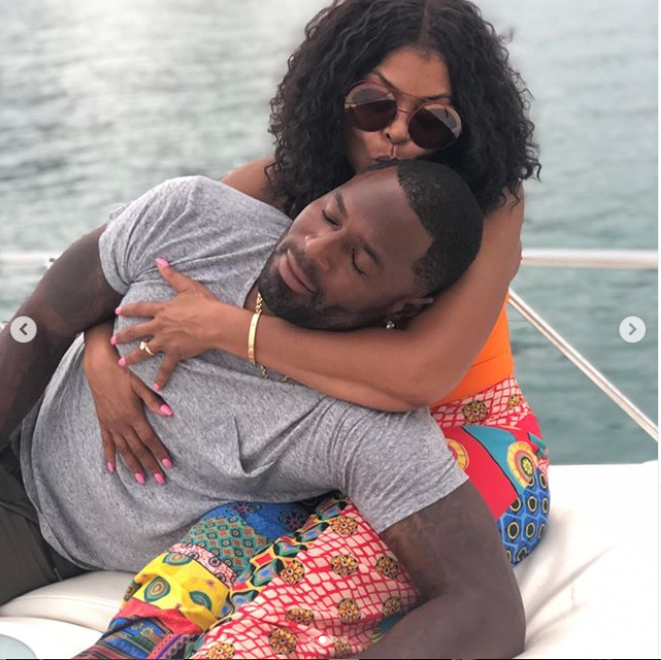 Actress Taraji P. Henson shares new loved-up photos with her fiance Kelvin Hayden