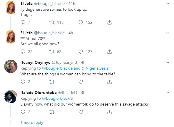 About 80% of Nigerian girls are bitter and toxic bisexuals - Twitter user 
