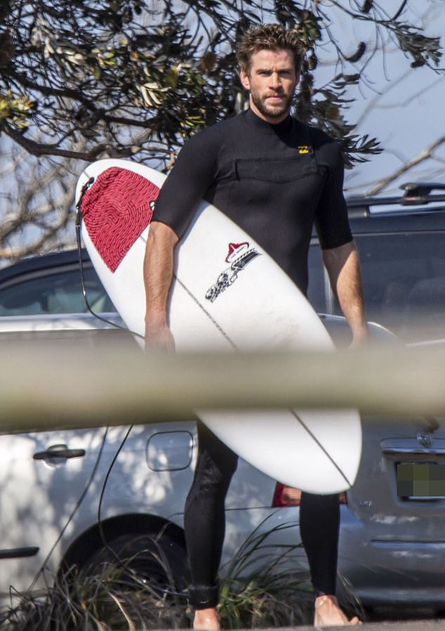 Liam Hemsworth spotted for the first time since breaking his silence on Miley Cyrus split (Photos)