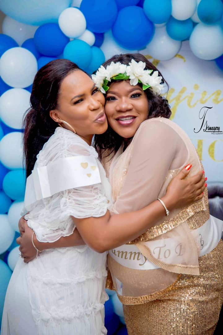 Photos: Ini Edo, Toke Makinwa, Annie Idibia, Iyabo Ojo, Bambam, Osas Ajibade, others at Toyin Abraham