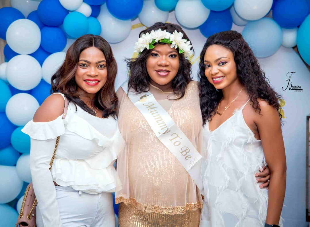 Photos: Ini Edo, Toke Makinwa, Annie Idibia, Iyabo Ojo, Bambam, Osas Ajibade, others at Toyin Abraham