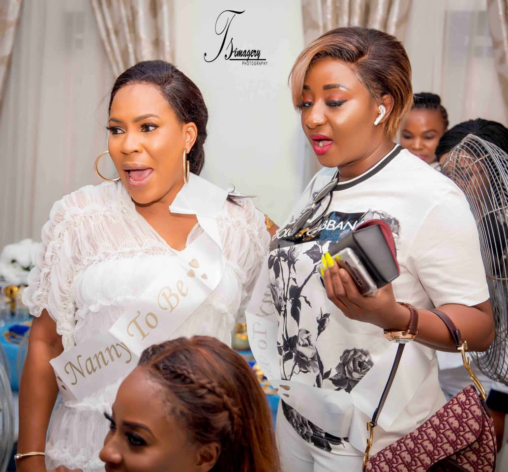 Photos: Ini Edo, Toke Makinwa, Annie Idibia, Iyabo Ojo, Bambam, Osas Ajibade, others at Toyin Abraham
