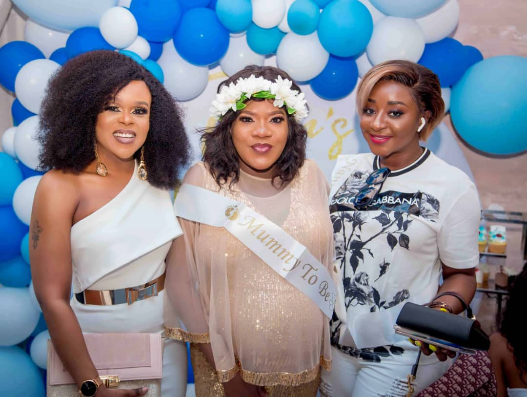 Photos: Ini Edo, Toke Makinwa, Annie Idibia, Iyabo Ojo, Bambam, Osas Ajibade, others at Toyin Abraham