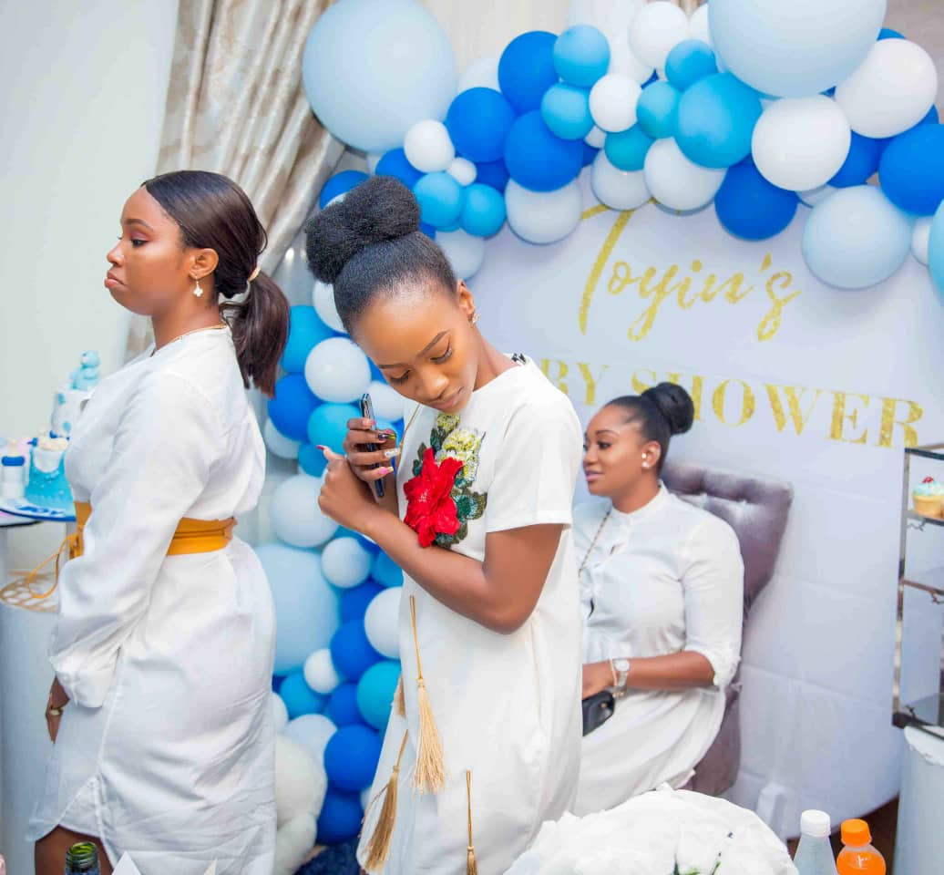 Photos: Ini Edo, Toke Makinwa, Annie Idibia, Iyabo Ojo, Bambam, Osas Ajibade, others at Toyin Abraham