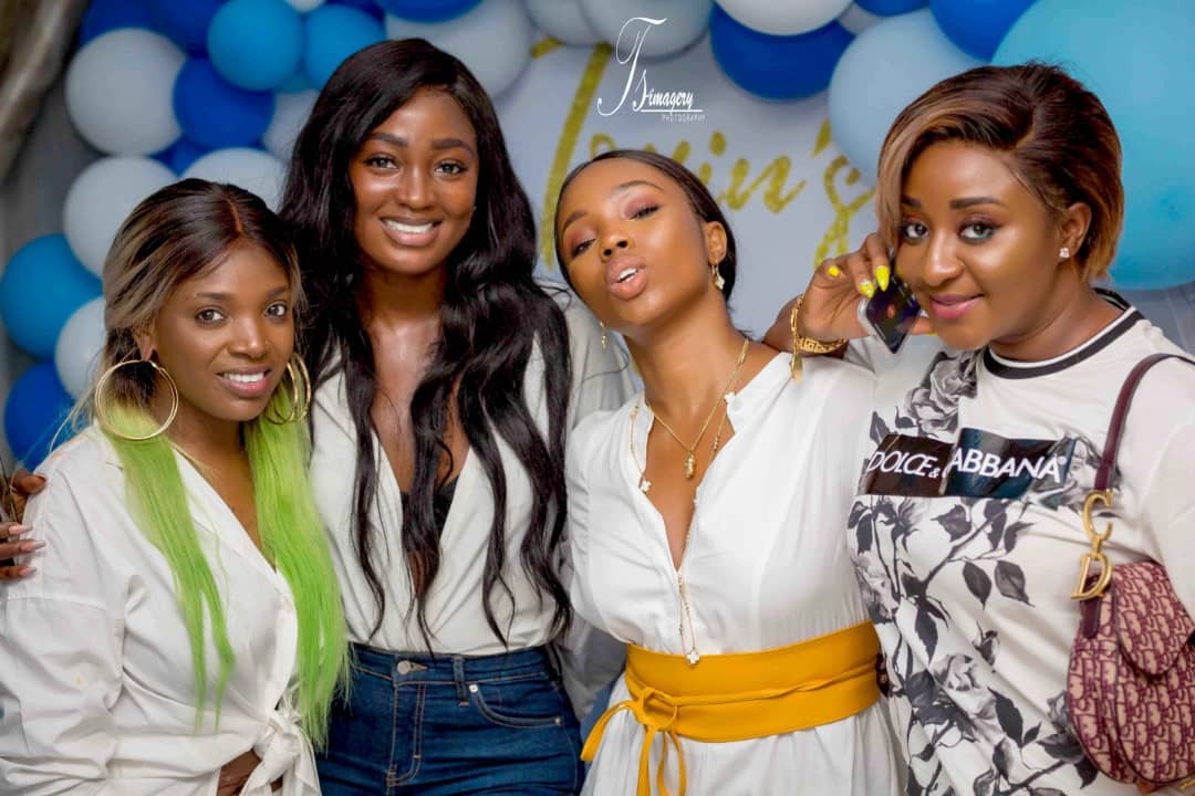 Photos: Ini Edo, Toke Makinwa, Annie Idibia, Iyabo Ojo, Bambam, Osas Ajibade, others at Toyin Abraham