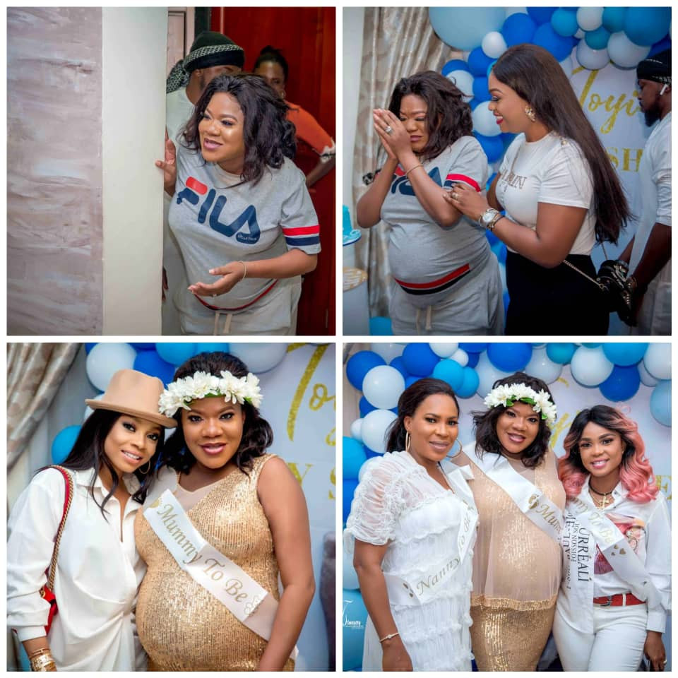 Photos: Ini Edo, Toke Makinwa, Annie Idibia, Iyabo Ojo, Bambam, Osas Ajibade, others at Toyin Abraham