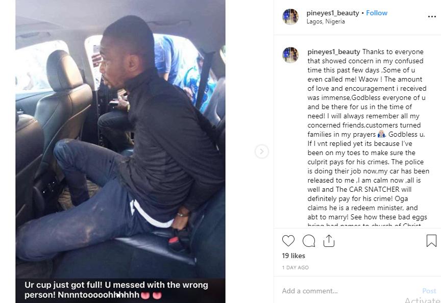 Pastor arrested after snatching Uber driver