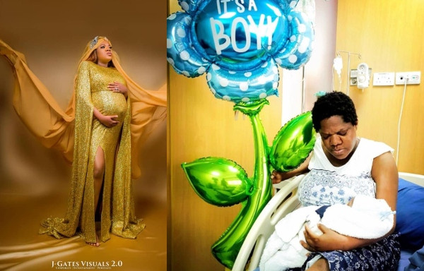 First photo of Toyin Abraham and her son