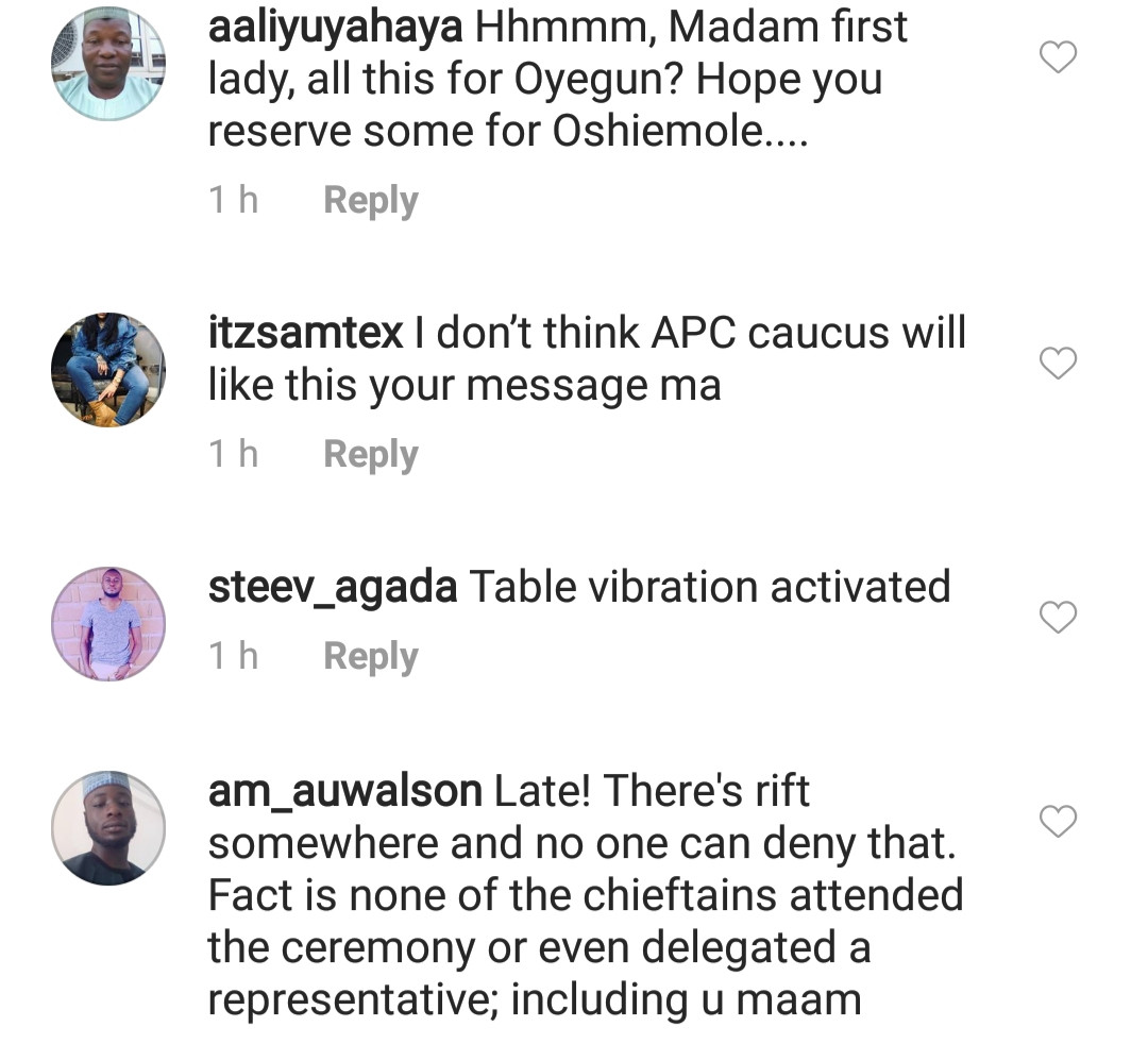Aisha Buhari shakes a major table with her birthday message to John Odigie-Oyegun