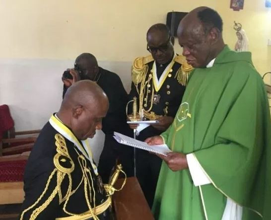 Photo:?Rotimi Amaechi promoted to the highest rank in the Catholic Church under the order of the Knights of St. John