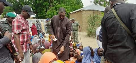 Photos: Borno Governor goes spiritual, raises Qur