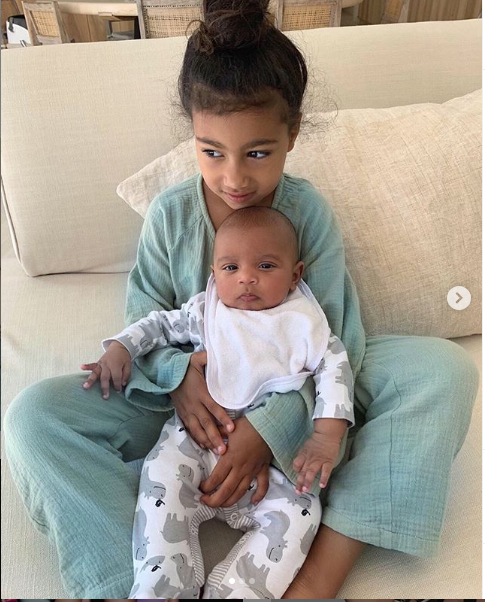 Kim Kardashian shares adorable photos of children North, Saint and Psalm West