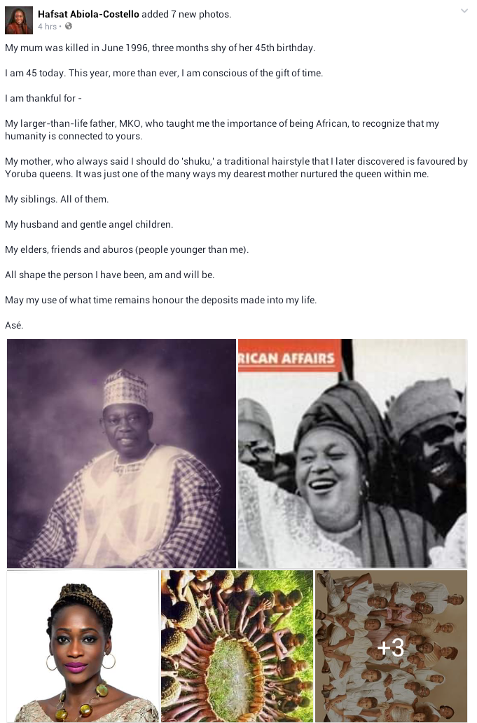  Beautiful new photo of late Alhaja Kudirat Abiola