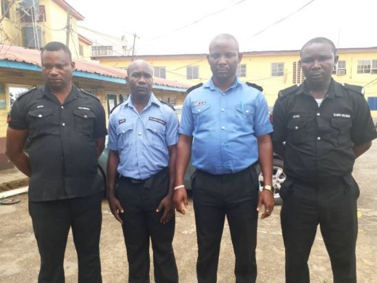 Lagos Police command arrest four officers seen in viral video shooting at unarmed suspects (Photo)