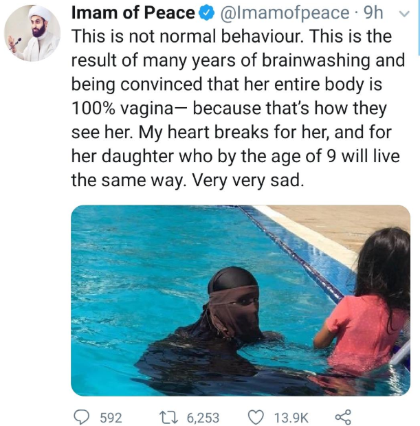 "This is not normal behavior. My heart breaks for her