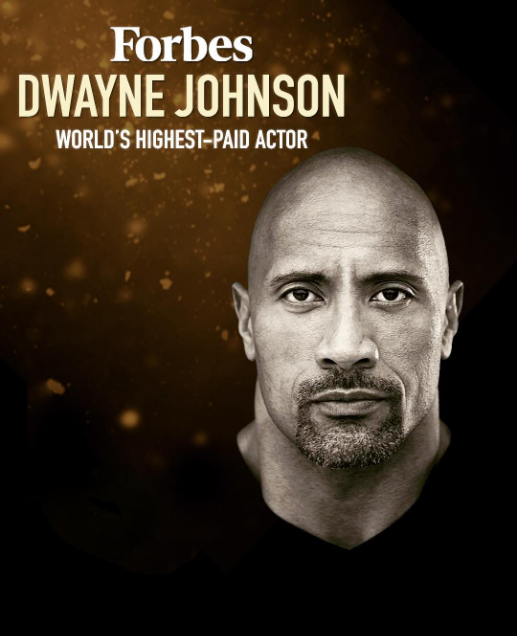 Dwayne "The Rock" Johnson tops Forbes list of highest-paid actors in 2019