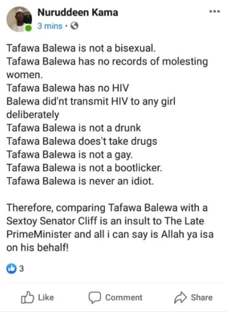 Senator Abbo sues Facebook user for calling him 