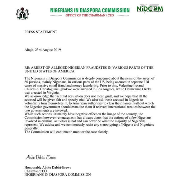 ?You risk extradition? ? FG asks Nigerians indicted by FBI to surrender