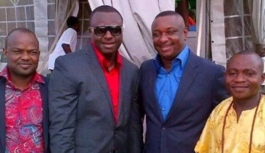 Festus Keyamo reacts to trending photo of himself and one of the 77 Nigerians arrested by the FBI for online fraud