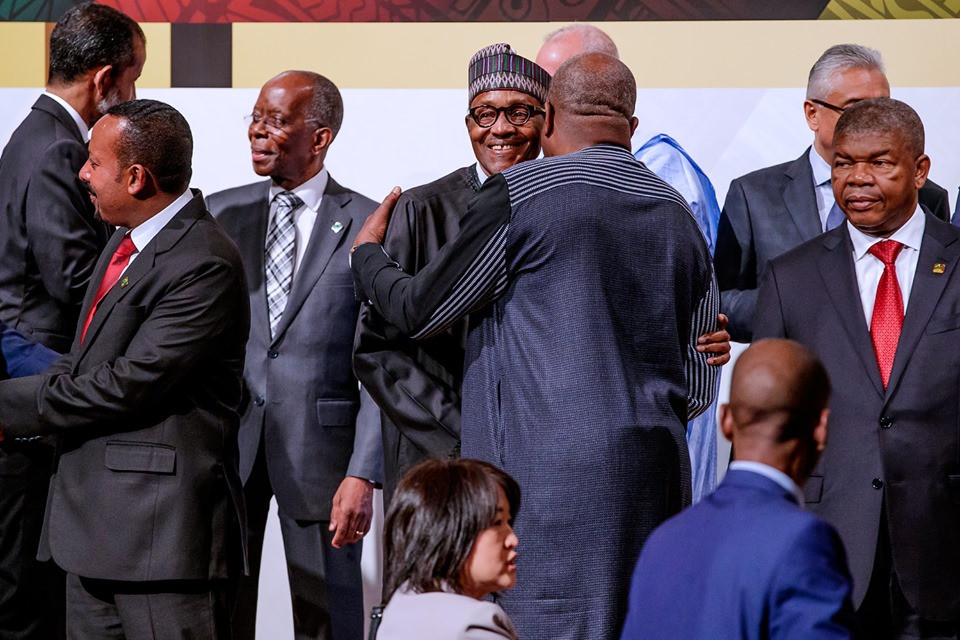 Photos: President Buhari at the opening session of the 7th Tokyo International Conference on African Development in Japan