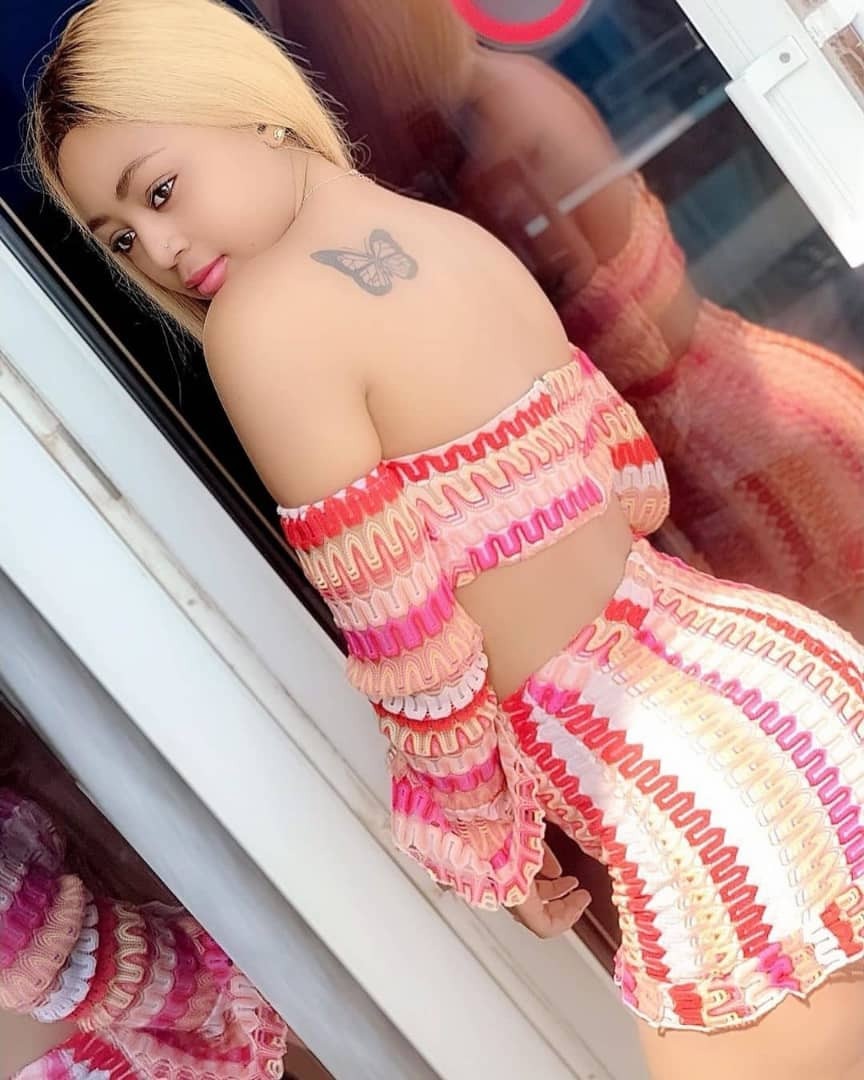 Regina Daniels shows off midriff in sexy new photos