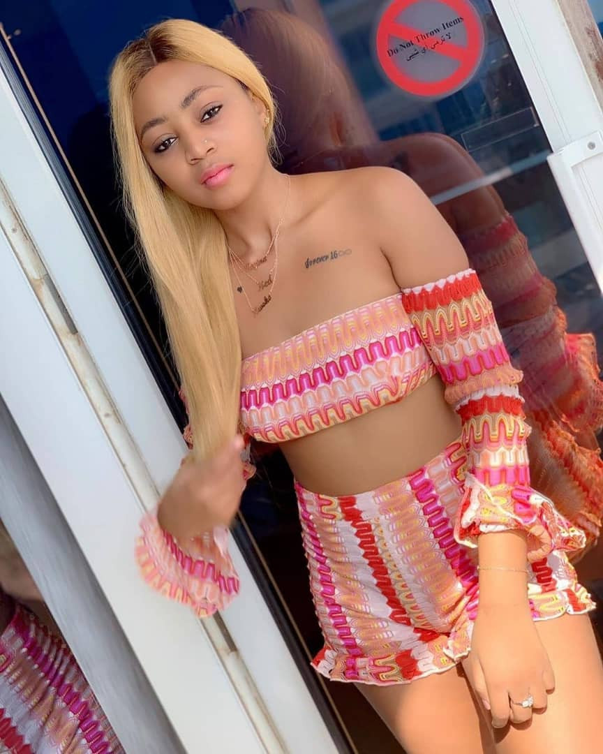 Regina Daniels shows off midriff in sexy new photos