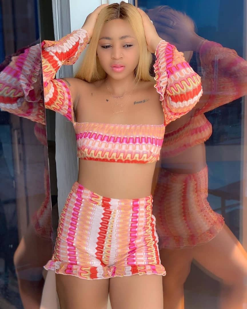 Regina Daniels shows off midriff in sexy new photos