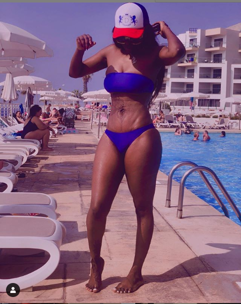 Annie Idibia flaunts her banging bikini body in new photo