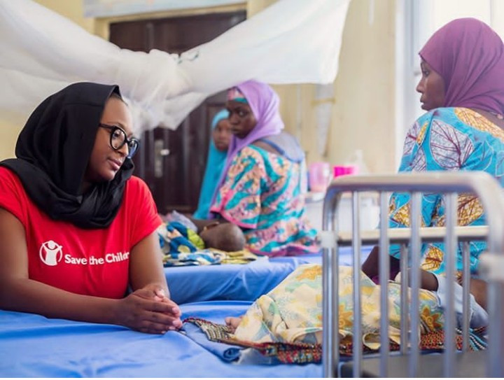 DJ Cuppy pays visit to victims of conflict in Borno state (photos/video)