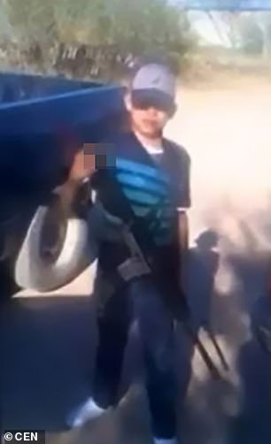 16-year-old Mexican hitman Commander Little has his head blown off in bloody gun battle with police officers?(Photos)