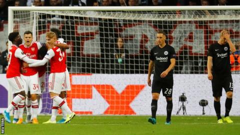 Arsenal celebrate